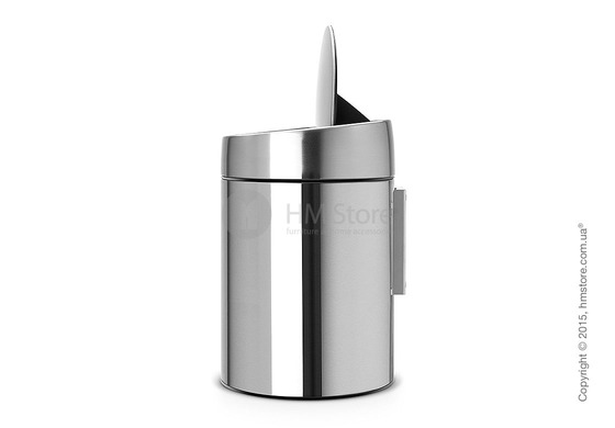 Ведро для мусора Brabantia Slide Bin 5 л, Matt Steel Fingerprint Proof Ведро для мусора Brabantia Slide Bin 5 л, Matt Steel Fingerprint Proof