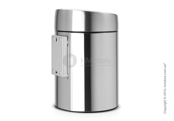 Ведро для мусора Brabantia Slide Bin 5 л, Matt Steel Fingerprint Proof Ведро для мусора Brabantia Slide Bin 5 л, Matt Steel Fingerprint Proof