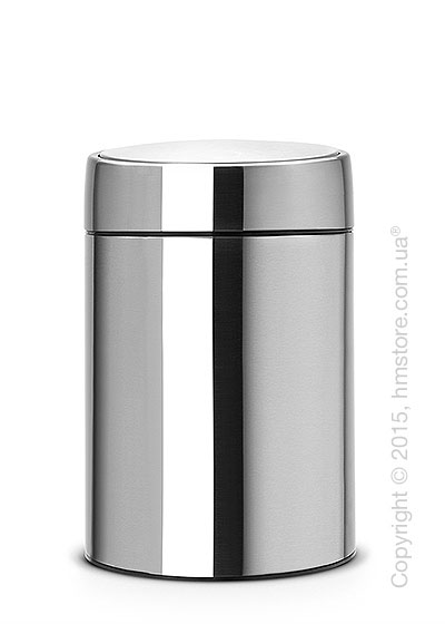 Ведро для мусора Brabantia Slide Bin 5 л, Matt Steel Fingerprint Proof