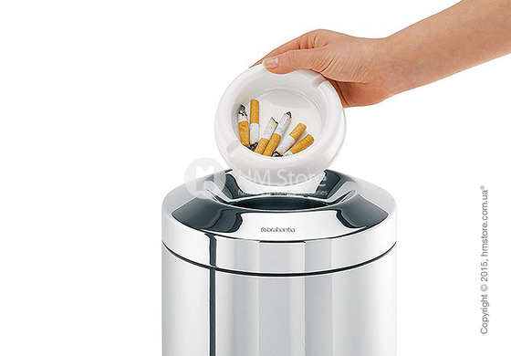 Ведро для мусора Brabantia Flame Guard 7 л, Brilliant Steel