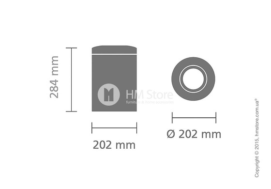 Ведро для мусора Brabantia Flame Guard 7 л, Brilliant Steel