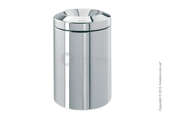Ведро для мусора Brabantia Flame Guard 15 л, Brilliant Steel