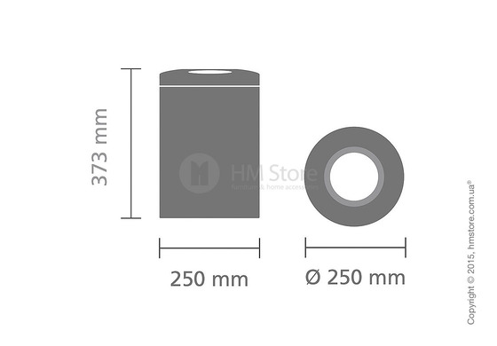 Ведро для мусора Brabantia Flame Guard 15 л, Brilliant Steel