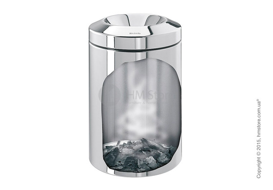 Ведро для мусора Brabantia Flame Guard 15 л, Matt Steel
