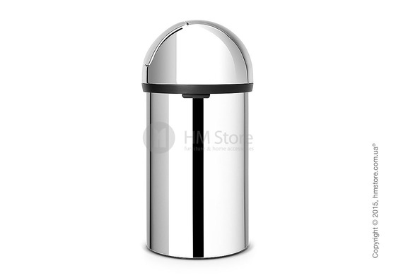 Ведро для мусора Brabantia Push Bin 60 л, Brilliant Steel