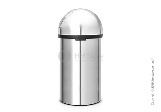 Ведро для мусора Brabantia Push Bin 60 л, Matt Steel