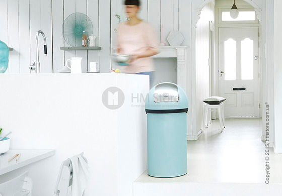 Ведро для мусора Brabantia Push Bin 60 л, Mineral Mint