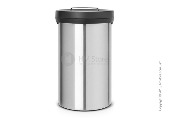 Ведро для мусора Brabantia Big Bin 60 л, Matt Steel Fingerprint Proof and Black