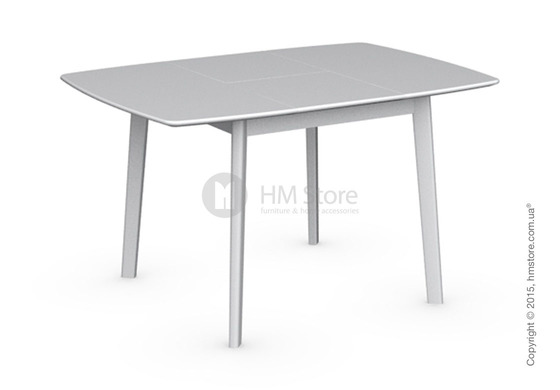 Стол Calligaris Cream Table, Square wooden extending table, Lacquered matt optic white and Lacquered matt optic white