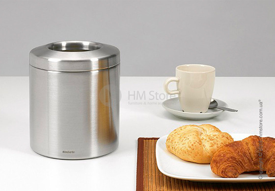 Ведро для мусора Brabantia Table Bin, Metal Top, Matt Steel with Metal Ring