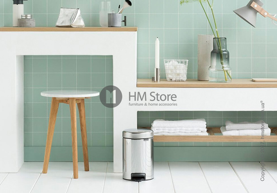 Ведро для мусора Brabantia Pedal Bin NewIcon 3 л, Brilliant Steel