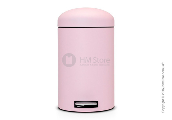 Ведро для мусора Brabantia Retro Pedal Bin 12 л, Mineral Pink