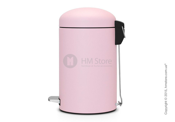 Ведро для мусора Brabantia Retro Pedal Bin 12 л, Mineral Pink