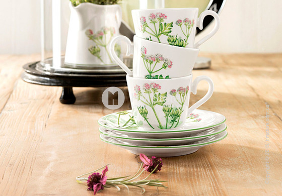 Кофейный сервиз Villeroy & Boch коллекция Althea Nova на 6 персон, 14 предметов