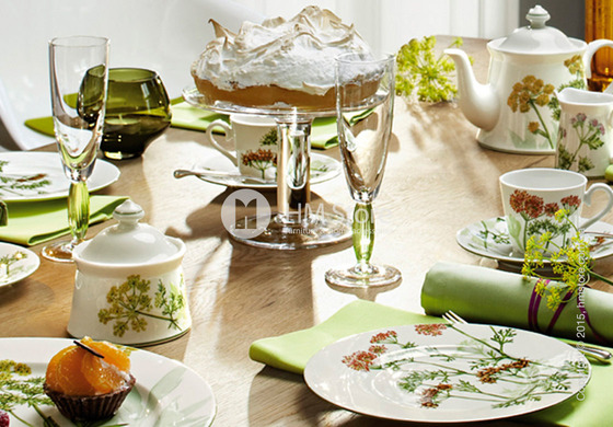 Набор фарфоровой посуды Villeroy & Boch коллекция Althea Nova на 6 персон, 50 предметов