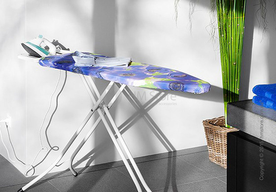 Гладильная доска Brabantia Solid Steam Iron Rest, Ivory and Purple Anemone