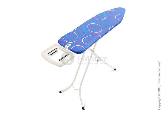 Гладильная доска Brabantia Solid Steam Iron Rest, Ivory and Moving Circles Гладильная доска Brabantia Solid Steam Iron Rest, Ivory and Moving Circles