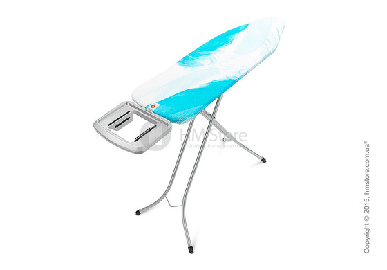 Гладильная доска Brabantia Solid Steam Iron Rest, Metallic Grey and Feathers