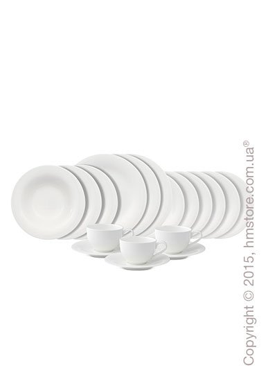 Набор фарфоровой посуды Villeroy & Boch коллекция New Cottage Basic на 6 персон, 30 предметов. Купить