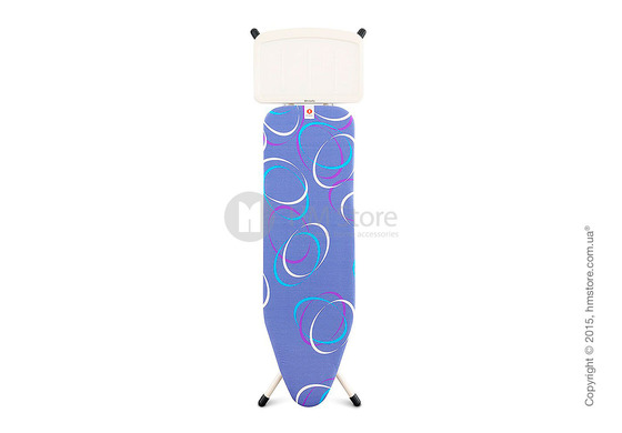 Гладильная доска Brabantia Solid Steam Unit Holder, Ivory and Moving Circles
