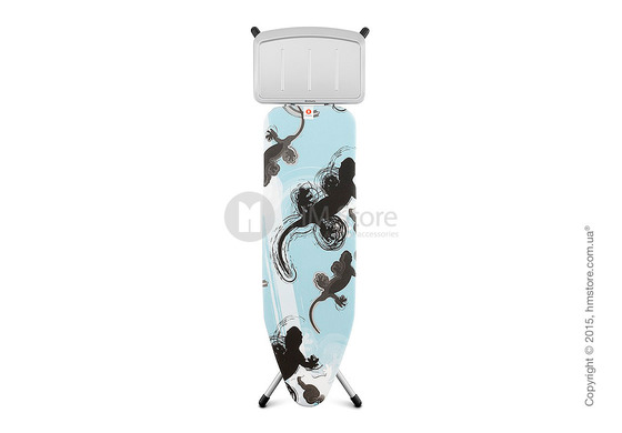 Гладильная доска Brabantia Solid Steam Unit Holder, Metallic Grey and Gecko