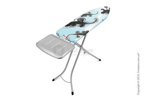 Гладильная доска Brabantia Solid Steam Unit Holder, Metallic Grey and Gecko