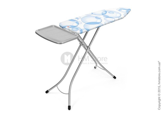 Гладильная доска Brabantia Solid Steam Unit Holder, Metallic Grey and Bubbles