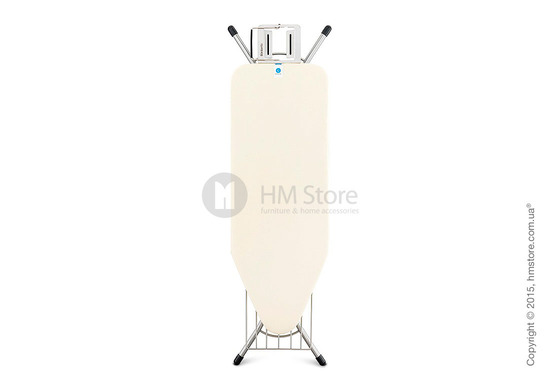 Гладильная доска Brabantia Steam Iron Rest and Linen Rack, Chrome Painted and Ecru Гладильная доска Brabantia Steam Iron Rest and Linen Rack, Chrome Painted and Ecru