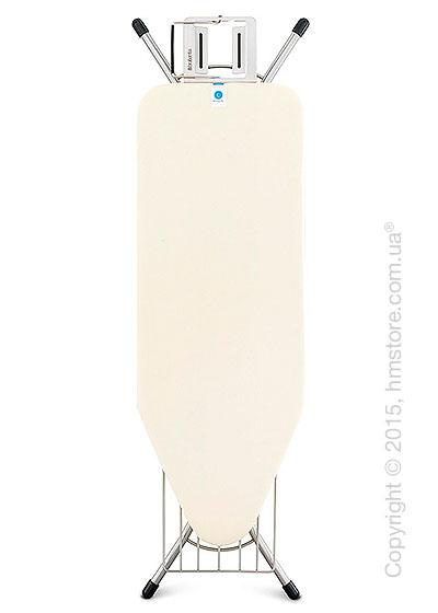 Гладильная доска Brabantia Steam Iron Rest and Linen Rack, Chrome Painted and Ecru