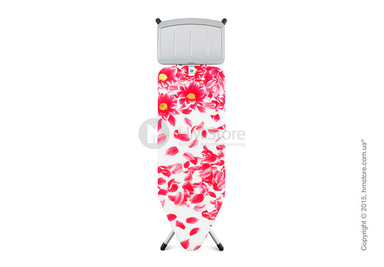 Гладильная доска Brabantia Solid Steam Unit Holder, Metallic Grey and Pink Santini Гладильная доска Brabantia Solid Steam Unit Holder, Metallic Grey and Pink Santini