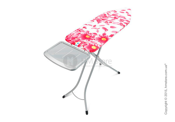 Гладильная доска Brabantia Solid Steam Unit Holder, Metallic Grey and Pink Santini Гладильная доска Brabantia Solid Steam Unit Holder, Metallic Grey and Pink Santini