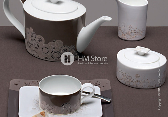 Сахарница Villeroy & Boch коллекция Modern Grace Grеy