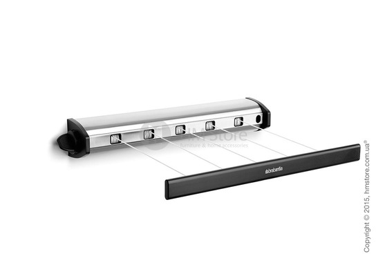 Сушилка настенная для белья Brabantia Pull-Out Clothes Lines, Stainless Steel