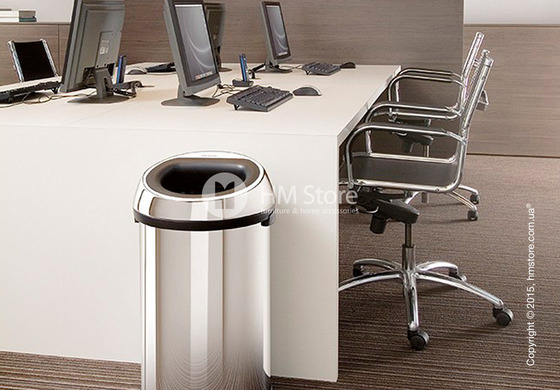 Ведро для мусора Brabantia Open Top Bin 50 л, Brilliant Steel
