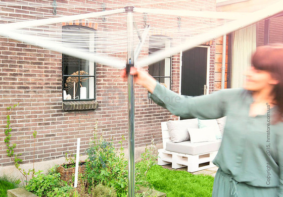 Сушилка для белья Brabantia Essential with Ground Tube, Silver