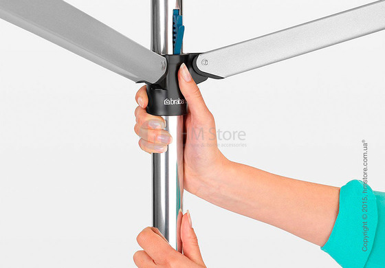 Сушилка для белья Brabantia Essential with Ground Tube, Silver