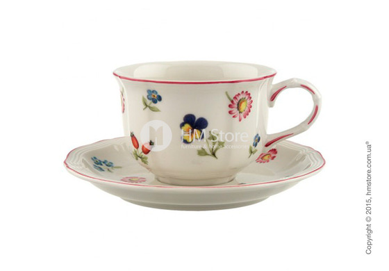 Чашка с блюдцем Villeroy & Boch коллекция Petite Fleur 200 мл, 2 предмета