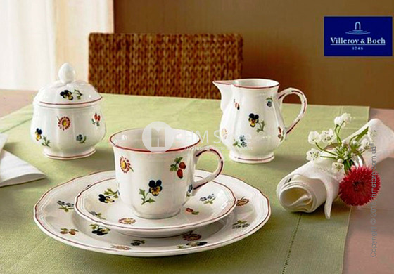 Чашка с блюдцем Villeroy & Boch коллекция Petite Fleur 200 мл, 2 предмета