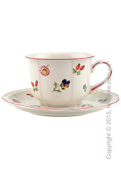 Чашка с блюдцем Villeroy & Boch коллекция Petite Fleur 350 мл, 2 предмета