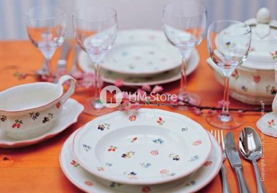 Набор фарфоровой посуды Villeroy & Boch коллекция Petite Fleur на 6 персон, 50 предметов. Купить