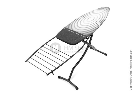 Гладильная доска Brabantia Foldable Linen Rack, Metallic Black and Titan Oval