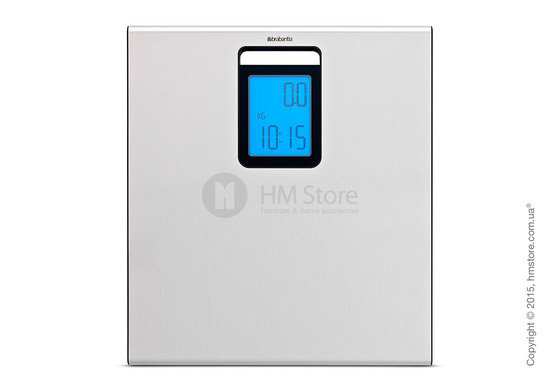 Напольные весы Brabantia Digital Bathroom Scales, Matt Steel