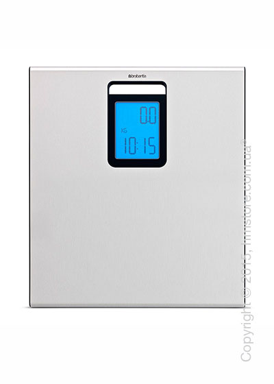 Напольные весы Brabantia Digital Bathroom Scales, Matt Steel