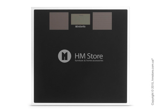 Напольные весы Brabantia Solar Powered Bathroom Scales, Black