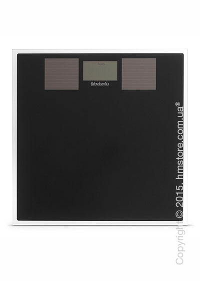 Напольные весы Brabantia Solar Powered Bathroom Scales, Black
