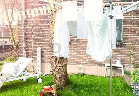 Сушилка для белья Brabantia Essential with Ground Tube and Cover, Silver