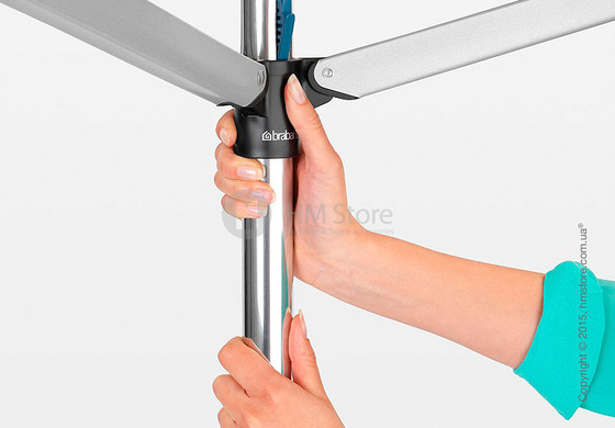 Сушилка для белья Brabantia Essential with Ground Tube and Cover, Silver