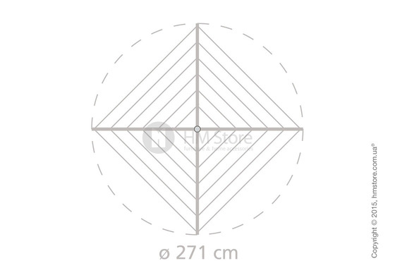 Сушилка для белья Brabantia Essential with Ground Tube and Cover, Silver