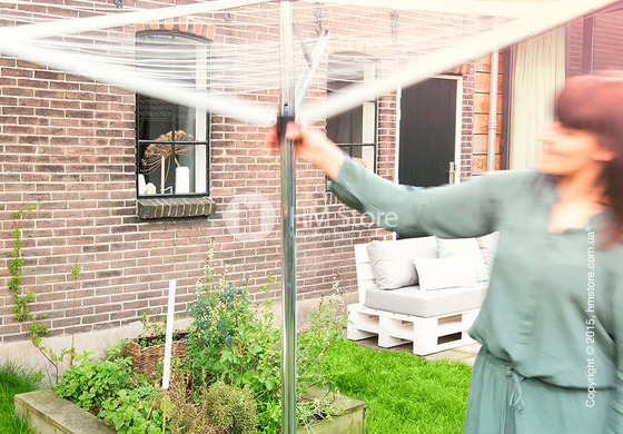 Сушилка для белья Brabantia Essential with Ground Tube, Silver