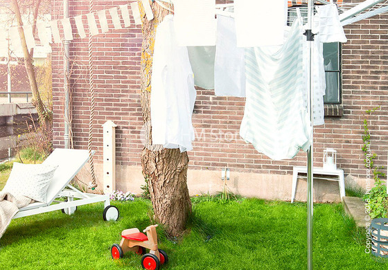 Сушилка для белья Brabantia Essential with Ground Tube, Silver